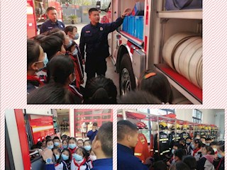 消防知识入我心 宝小学生安全行