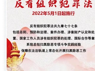 【凌霄新闻台】《反有组织犯罪法》你了解多少？