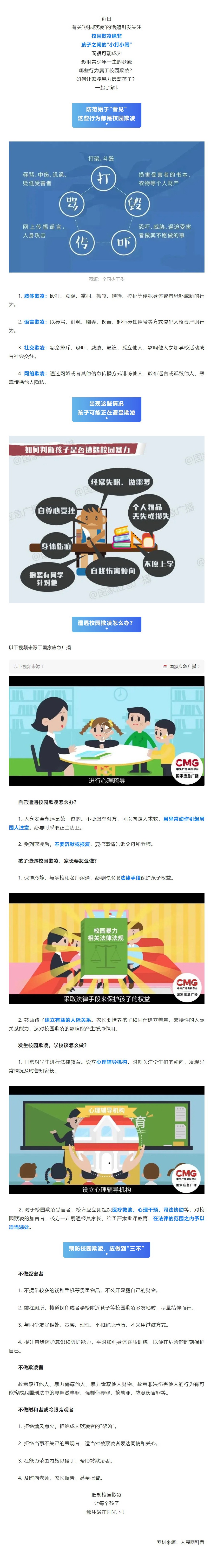 07【凌霄新闻台】遭遇校园欺凌怎么办？预防校园欺凌，应做到这“三不”