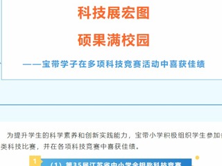 【凌霄新闻台】科技展宏图，硕果满校园——宝带学子在多项科技竞赛活动中喜获佳绩